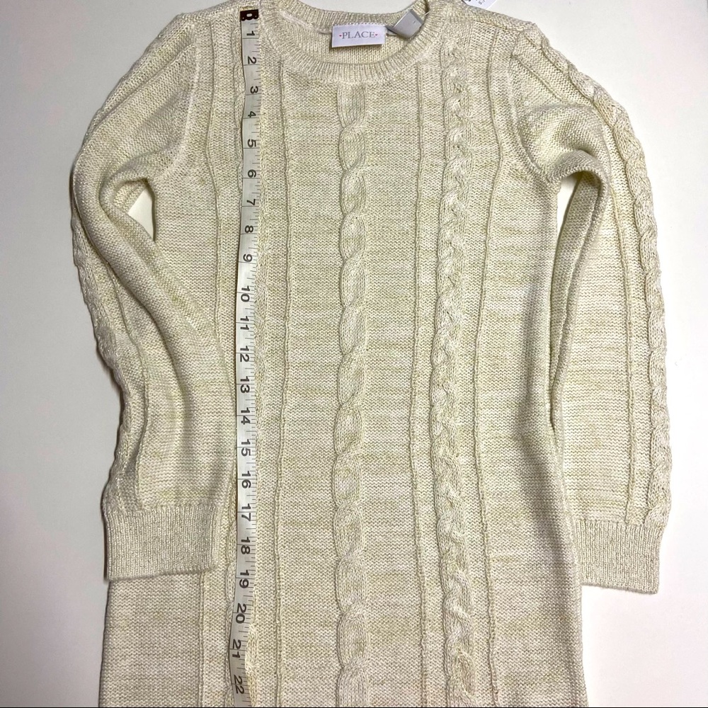 Girls long-sleeve knit dress